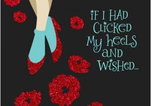 Wizard Of Oz Birthday Cards the Wizard Of Oz Ruby Slippers Friend Birthday Card