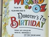 Wizard Of Oz Birthday Party Invitations Via Etsy Com Loraleelewis Wizard Of Oz Invitation 20