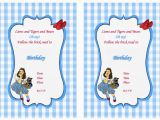 Wizard Of Oz Birthday Party Invitations Wizard Of Oz Birthday Invitations Birthday Printable