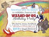 Wizard Of Oz Birthday Party Invitations Wizard Of Oz Invitation