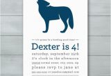 Wolf Birthday Invitations Wolf Birthday Party Invitation Wolf by Pandafunkcreations