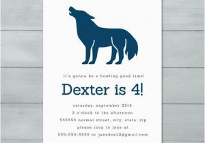 Wolf Birthday Invitations Wolf Birthday Party Invitation Wolf Invite Howl