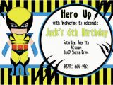 Wolverine Birthday Invitations Items Similar to Wolverine Inspired Birthday Invitation On