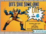 Wolverine Birthday Invitations X Men Wolverine Birthday Invitations Custom Wolverine