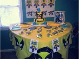 Wolverine Birthday Party Decorations Wolverine Birthday Party Bday Party Ideas Pinterest