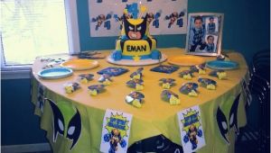 Wolverine Birthday Party Decorations Wolverine Birthday Party Bday Party Ideas Pinterest