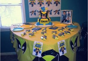 Wolverine Birthday Party Decorations Wolverine Birthday Party Bday Party Ideas Pinterest