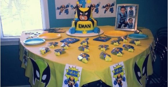 Wolverine Birthday Party Decorations Wolverine Birthday Party Bday Party Ideas Pinterest