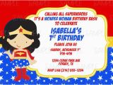 Wonder Woman Birthday Card Printable Printable Wonder Woman Birthday Party Invitation Plus Free