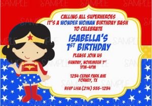 Wonder Woman Birthday Card Printable Printable Wonder Woman Birthday Party Invitation Plus Free
