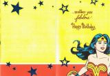 Wonder Woman Birthday Card Printable Wonder Woman Birthday Greeting Card 6 42 Picclick Uk