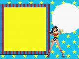 Wonder Woman Birthday Card Printable Wonder Woman Free Printable Invitations Oh My Fiesta