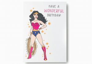 Wonder Woman Birthday Cards Candle Bark Wonder Woman Birthday Card