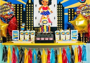 Wonder Woman Birthday Decorations 19 Wonder Woman Party Ideas Pretty My Party