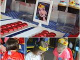 Wonder Woman Birthday Decorations Awesome Quot Wonder Woman Quot Birthday Party Pizzazzerie