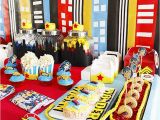 Wonder Woman Birthday Decorations Kara 39 S Party Ideas Wonder Woman Party Planning Ideas