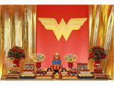 Wonder Woman Birthday Decorations Wonder Woman Birthday Party Ideas Photo 2 Of 10 Catch