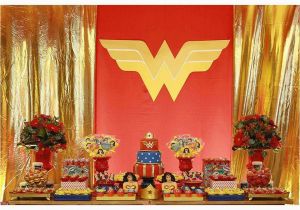 Wonder Woman Birthday Decorations Wonder Woman Birthday Party Ideas Photo 2 Of 10 Catch