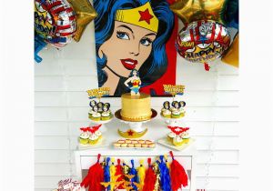 Wonder Woman Birthday Decorations Wonder Woman Birthday Quot Wonder Woman Party Quot Catch My Party