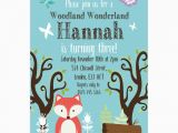 Woodland Onederland Birthday Invitations Woodland Onederland Invitations Party Invitations