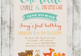 Woodland themed Birthday Invitations Woodland themed Birthday Invitation forest Animals