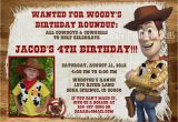 Woody Birthday Invitations toy Story Birthday Invitation Woody Bullseye Photo Option