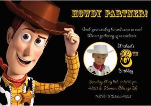 Woody Birthday Invitations toy Story Woody Birthday Invitation