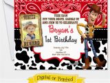 Woody Birthday Invitations Woody Cowboy Birthday Invitations Printed with by andabloshop