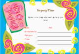 Word Birthday Invitation Template Birthday Party Invitations Microsoft Word Templates