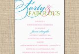 Wording for 40th Birthday Party Invitations 10 Birthday Invite Wording Decision Free Wording