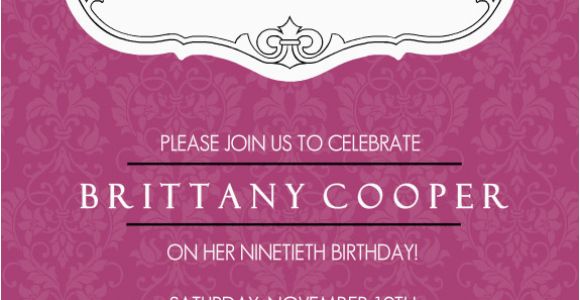 Wording for 90th Birthday Party Invitations 90th Birthday Invitation Wording 365greetings Com