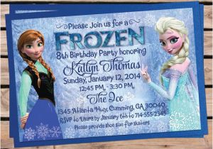 Wording for Frozen Birthday Invitations Disney Frozen Birthday Invitation Wording