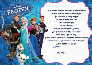 Wording for Frozen Birthday Invitations Frozen Birthday Invitation Ideas Cimvitation
