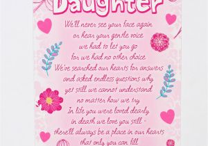 Words for Daughters Birthday Card Birthday Cards for Daughter Regarding Ucwords Card