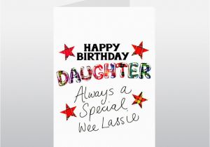 Words for Daughters Birthday Card Tartan Words Daughter Birthday Card Wwtw04