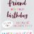 Words to Say In A Birthday Card Special Weird Friend Birthday Card Second Nature More Than