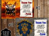 World Of Warcraft Birthday Card Novel Concept Designs World Of Warcraft Birthday Party