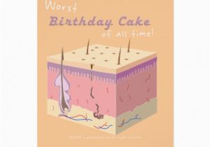 Worst Birthday Card Worst Birthday Cake Card Zazzle