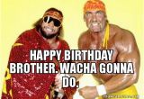 Wrestling Birthday Meme Happy Birthday Brother Wacha Gonna Do Make A Meme