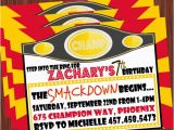 Wrestling Birthday Party Invitations 5 Best Images Of Free Printable Wwe Birthday Invitations