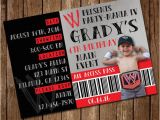 Wrestling Birthday Party Invitations Wrestling Birthday Party Invitation Wrestler Of by
