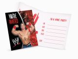 Wrestling Birthday Party Invitations Wwe Wrestling Invitations This Party Started