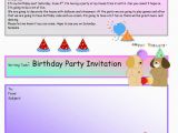 Writing A Birthday Invitation Creative Writing Birthday Party Invite 16 A1 Level