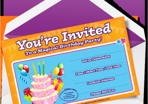 Writing Birthday Invitations Dynamic Birthday Party Invitations Part Show Part