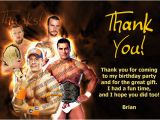 Wwe Birthday Cards Wwe Invitations John Cena the Rock Daniel Bryan and More
