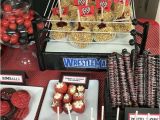 Wwe Birthday Decorations Wwe Birthday Party Ideas Photo 1 Of 8 Catch My Party