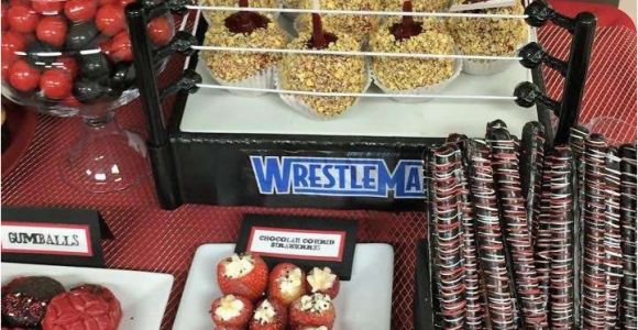 Wwe Birthday Party Decorations Wwe Birthday Party Ideas Photo 1 Of 8 Catch My Party
