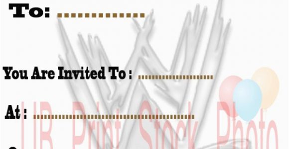 Wwe Birthday Party Invitations Free 5 Best Images Of Free Printable Wwe Birthday Invitations