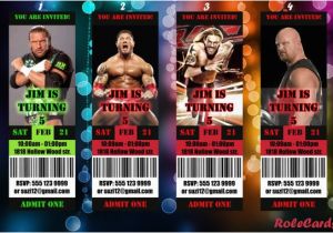 Wwe Birthday Party Invitations Free Birthday Invites Amazing Wwe Birthday Invitations Free