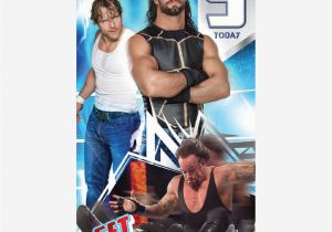 Wwe Wrestling Birthday Cards Wwe Age 9 Birthday Card